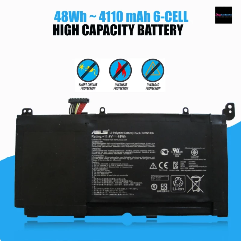 B31n1336 original laptop battery replacement, laptop battery, asus laptop battery, asus original laptop battery,