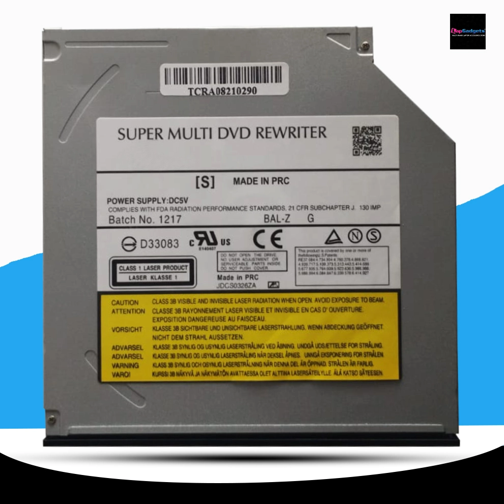 Laptop Internal DVD/CD Writer – 9.5mm Sata Slim for HP Compaq Lenovo Sony Dell Toshiba Acer HCL Wipro (Having Sata Interface)
