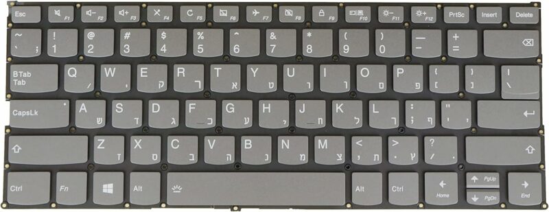 lenovo yoga c640-13iml keyboard, S740-14IIL C740-14IML, Flex 6-14arr 6-14ikb PD4SB-HEB Backlit Gray