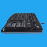 Logitech K120 Wired Keyboard for Windows, USB Plug-and-Play, Full-Size, Spill-Resistant, Curved Space Bar, Compatible with PC, Laptop