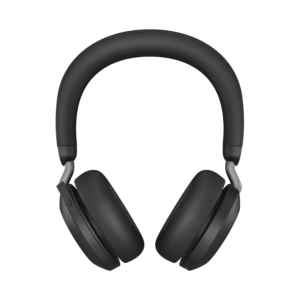 Jabra Evolve2 75 PC Wireless On Ear Headset with 8-Microphone Technology