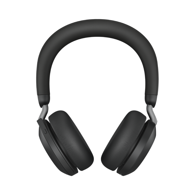 Jabra Evolve2 75 PC Wireless On Ear Headset with 8-Microphone Technology