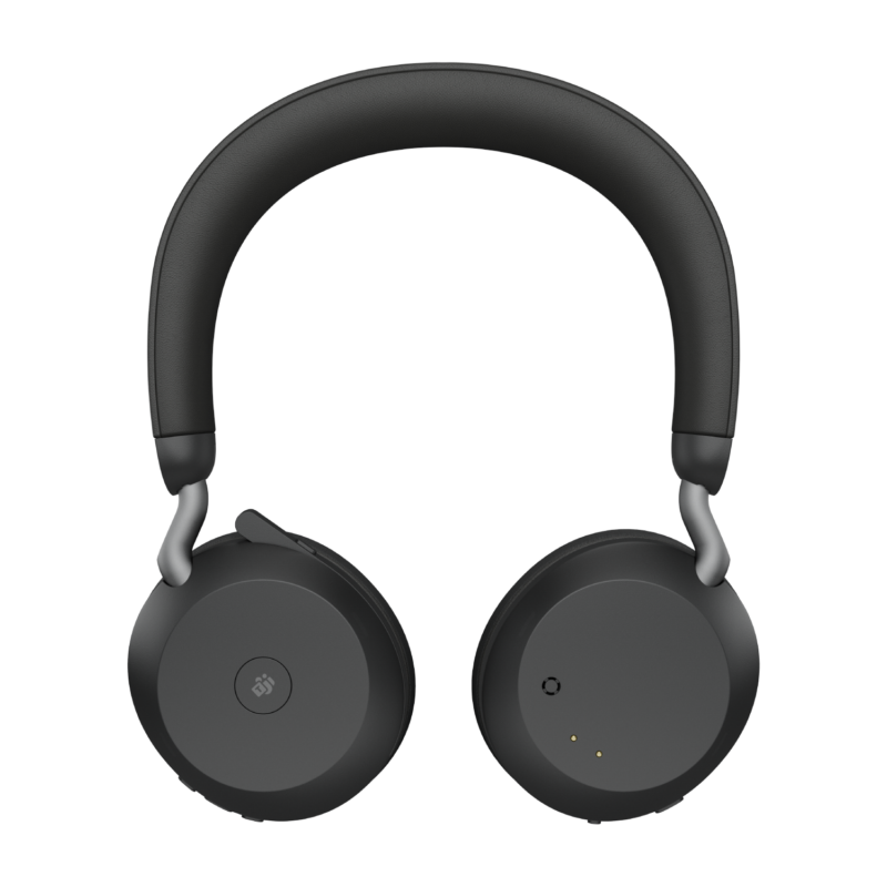 Jabra Evolve2 75 PC Wireless On Ear Headset with 8-Microphone Technology