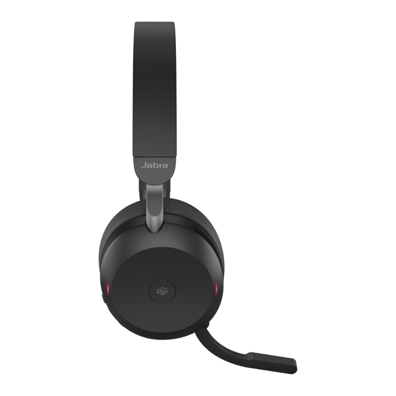 Jabra Evolve2 75 PC Wireless On Ear Headset with 8-Microphone Technology