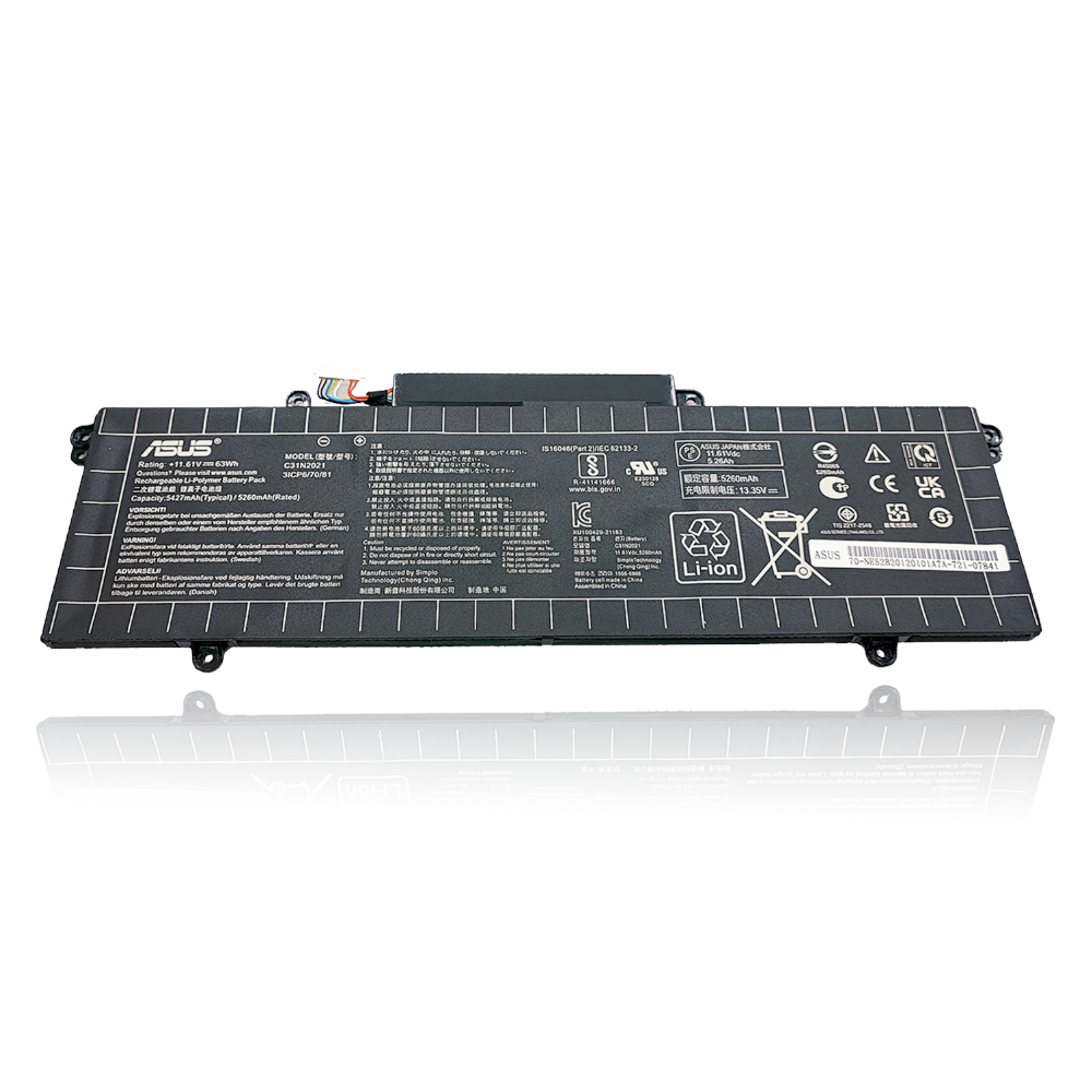 New C31N2021 Laptop Battery for Asus ZenBook 14 Flip OLED UP5401EA 14X OLED UM5400QA/UM5401RA/UP5401ZA/UX5400ZB/UX5400ZF/ UX5401ZA UX5401ZAS 14X UX5401EA Series 0B200-04030000 2 C31N2021 Laptop Battery for Asus ZenBook 14 Flip OLED UP5401EA 14X OLED UM5400QA/UM5401RA/UP5401ZA/UX5400ZB/UX5400ZF/ UX5401ZA UX5401ZAS 14X UX5401EA Series 0B200-04030000