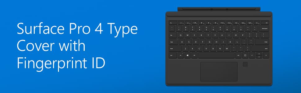 Original Microsoft Surface Pro 3 / Pro 4 / Pro 5 / Pro 6 / Pro 7 Keyboard with Cover & Fingerprint ID 1 Original Microsoft Surface Pro 3 / Pro 4 / Pro 5 / Pro 6 / Pro 7 Keyboard with Cover & Fingerprint ID