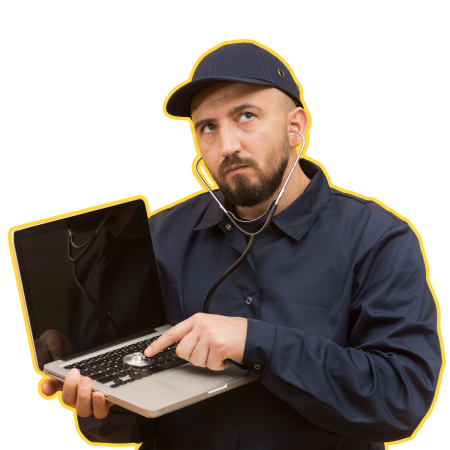 man-with-macbook-reapir-surat mabook-repair-in-surat